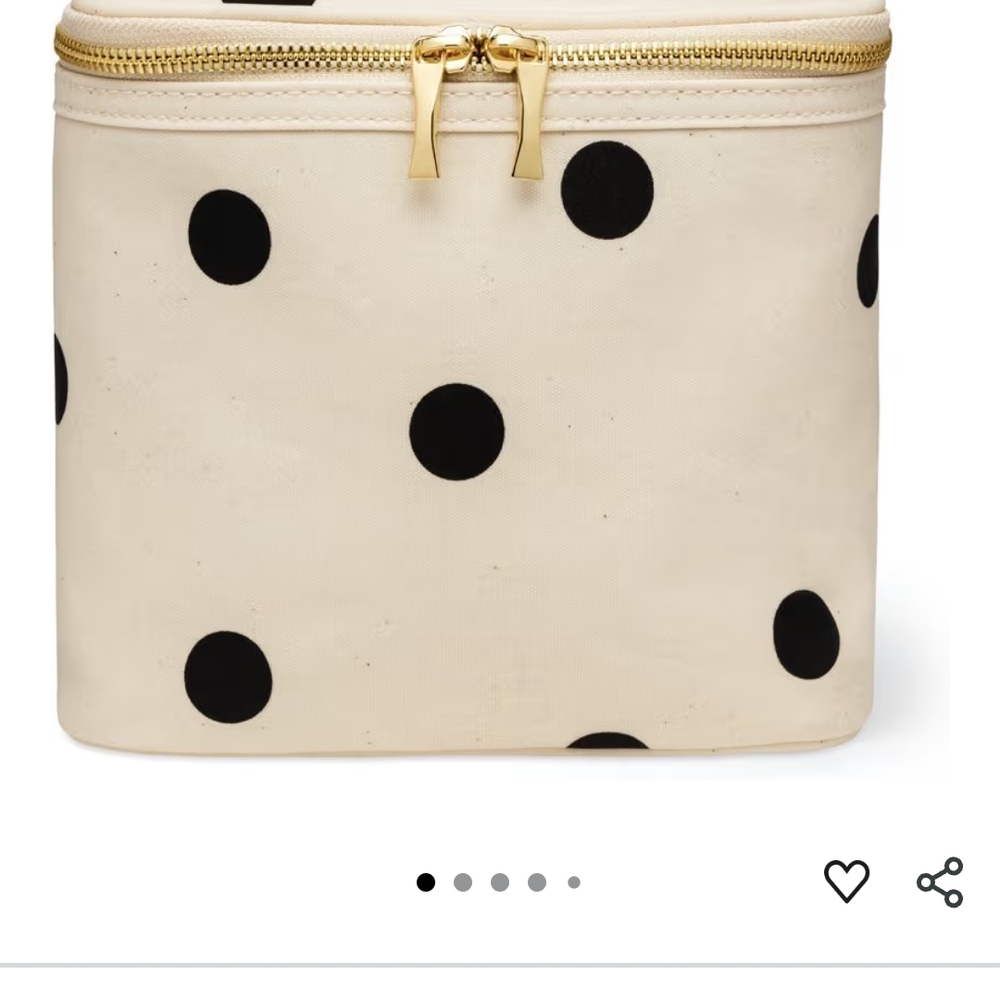 Kate Spade New York Insulated Lunch Tote Cream Color